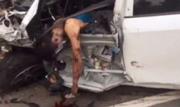 车祸视频,行车记录仪捕捉惊人一幕